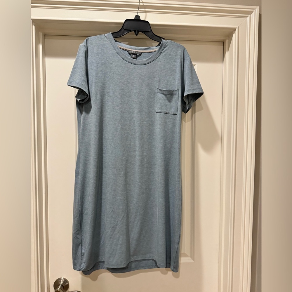 Free Fly Apparel Soft Gray Dress